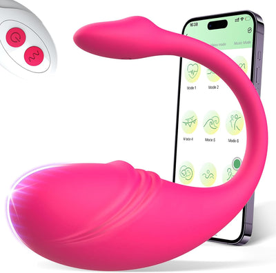 Vibrator mit Fernbedienung Sex Spielzeug für die Frau Vibration, Vibratorensets für Frauen mit App, Sexspielzeug für Paare Extrem Sex Toys Leise Vibro ei, Dildo Sex Toyset Damen Klitoris