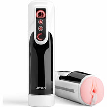 Load image into Gallery viewer, Elektrischer Masturbator für Männer, Realistische Masturbieren 10 Stoß &amp; Variabler Schwenk Beheizter Taschenmuschi Sex Toys, Blowjob Maschine Penis Stimulation Sex Spielzeug für die Männer Solo