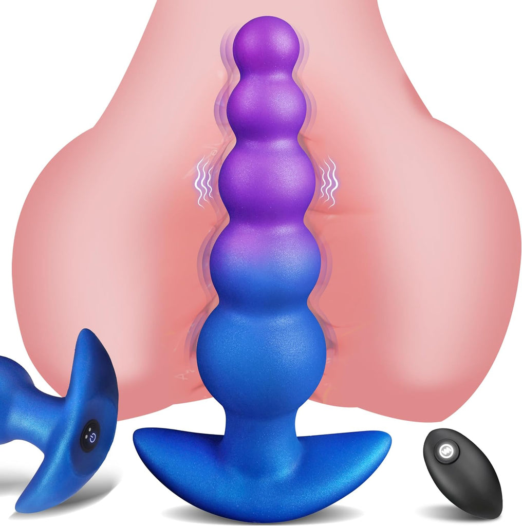 Analvibratoren 10 Vibrationsmodi Analkugeln Prostata Stimulation | Analplug für Frauen Analdildo für Männer fantasy Dildo knot Anal Beads Sex Spielzeug für die Männer Frauen Paare