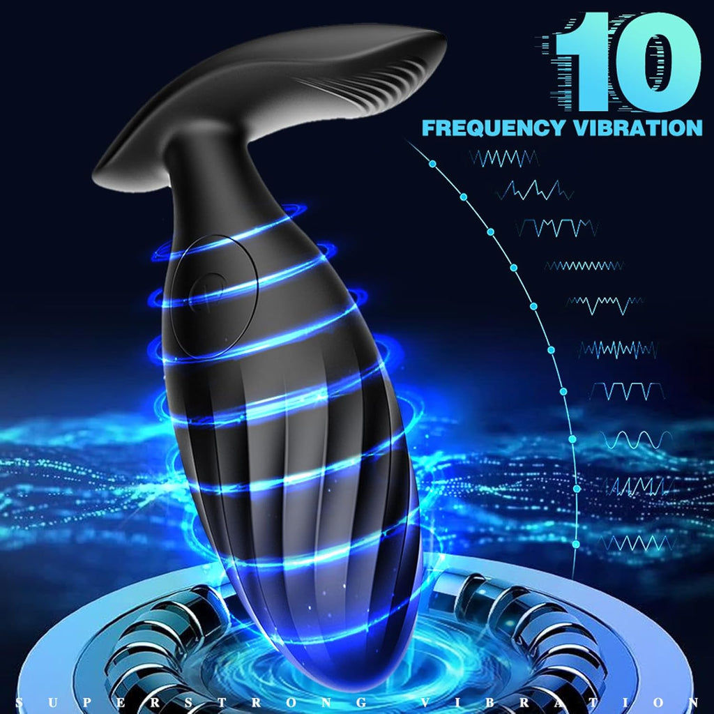 Anal Vibrator Prostata Stimulation Männer mit Fernbedienung Analvibratoren für Mann mit 10 Vibrationsmodi Sex Spielzeug für Die Männer Prostata Vibrator Anal Spielzeug für Männ Fraue Paare