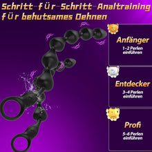 Load image into Gallery viewer, Flüssigsilikon Analplug Analkugeln mit 10 Vibrationsmodi Anal Dildo &amp; Analvibratoren für Männer und Frauen 36cm Sex Spielzeug für die Paare BDSM Dildo Anal Beads Prostata Stimulation Männer